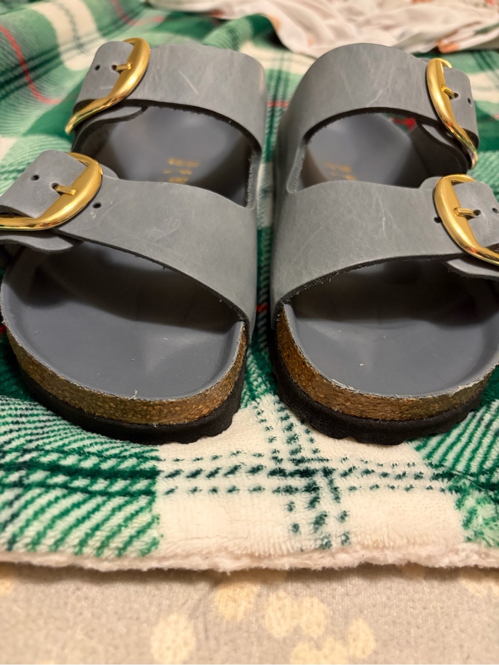 NEW IN BOX Birkenstock Arizona Big Buckle Sandals, Size US 7-7.5, Basalt Grey - Picture 7 of 12